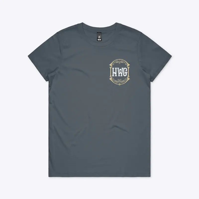 HalfWit Garage-Women’s Trad. Logo Tee